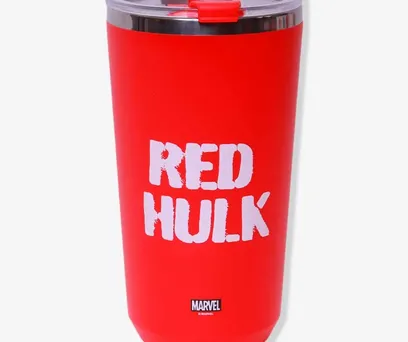 Copo Sky Hulk Vermelho - Marvel 