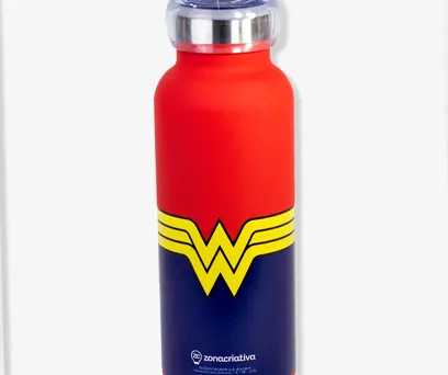 Garrafa Bubble Mulher Maravilha – DC Comics 
