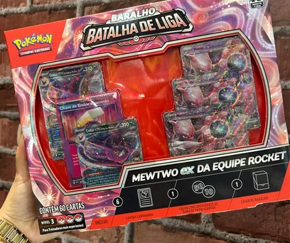 Baralho de Batalha de Liga Pokémon TCG – Mewtwo ex da Equipe Rocket