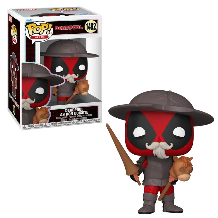 Funko Pop! Plus Marvel Deadpool Literaruta Clássica - Don Quixote 1492