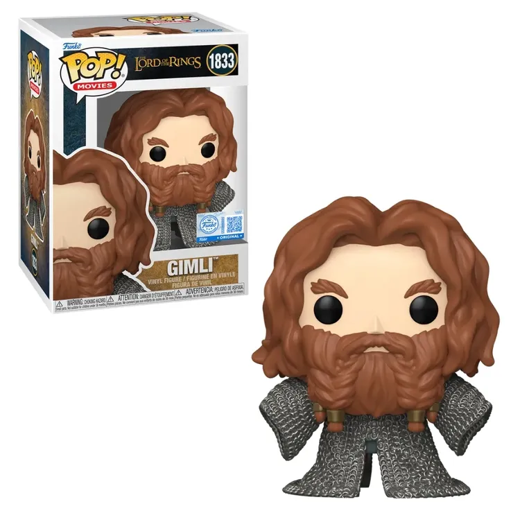 Funko Pop! Exclusivo O Senhor dos Anéis - Gimli 1833