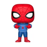Funko Pop Marvel - Homem-Aranha com Sweater Natalino  - imagem 3