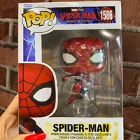 Funko Pop! Marvel Homem-Aranha: Um Novo Dia - Homem-Aranha com Teia 1586 - imagem 1