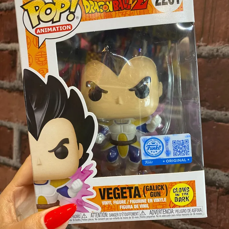 Funko Pop! Exclusivo Dragon Ball Z - Vegeta Galick Gun (Glow)