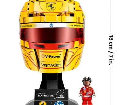 LEGO Capacete Scuderia Ferrari HP Lewis Hamilton