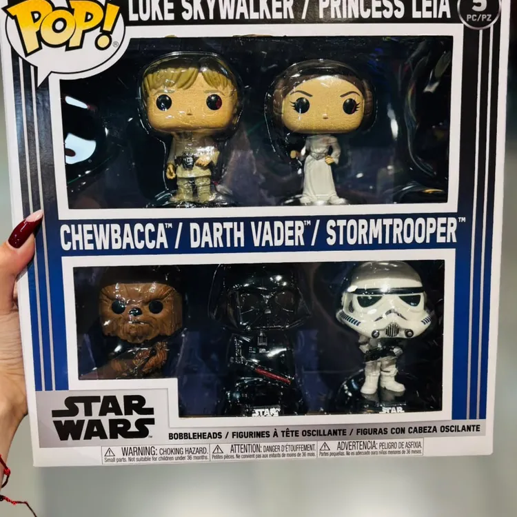 Funko Pop! Star Wars – Pack com 5 funkos