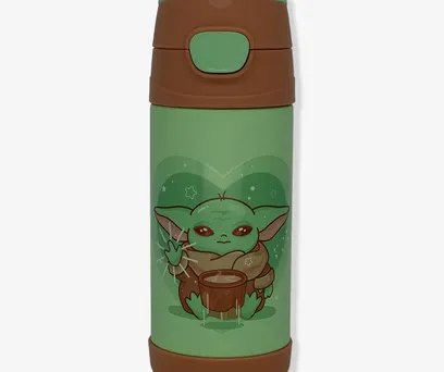 Garrafa Térmica Infantil Top Handle Grogu Baby Yoda – Star Wars 