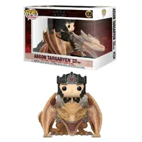 PRÉ-VENDA FUNKO POP RIDES GAME OF THRONES: HOUSE OF THE DRAGON - AEGON TARGARYEN WITH SUNFYRE 135 - imagem 1