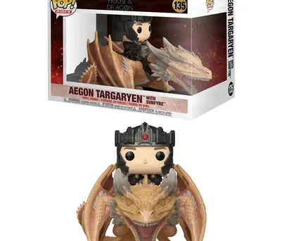 PRÉ-VENDA FUNKO POP RIDES GAME OF THRONES: HOUSE OF THE DRAGON - AEGON TARGARYEN WITH SUNFYRE 135