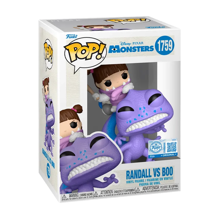 PRÉ-VENDA  Funko Pop Exclusivo Disney Monstros S.A. Randall E Boo