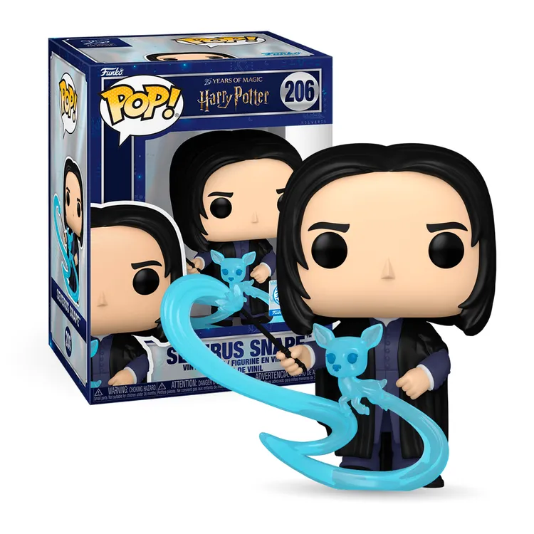 PRÉ-VENDA Funko Pop Harry Potter 25 Anos - Snape Com Patrono 206