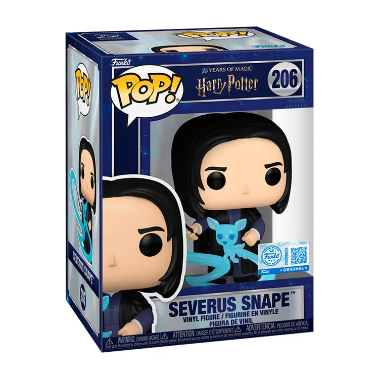 PRÉ-VENDA Funko Pop Harry Potter 25 Anos - Snape Com Patrono 206