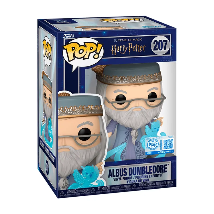 PRÉ-VENDA  Funko Pop! Harry Potter 25 Anos - Dumbledore Com Patrono 