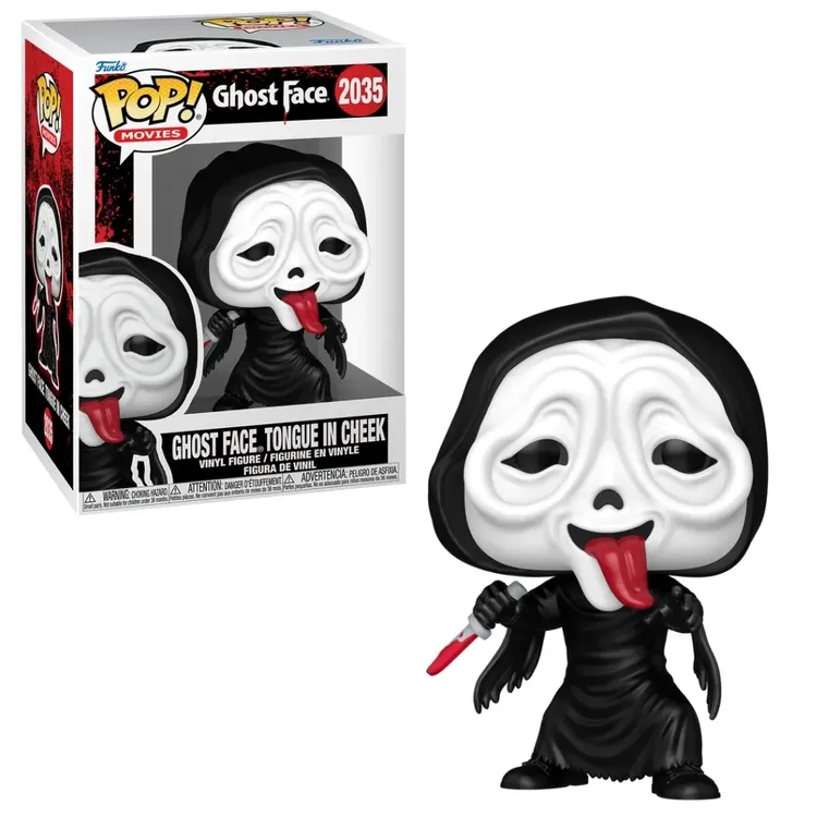 Pré-venda Funko Pop Todo Mundo em Pânico - Ghostface de Língua pra Fora