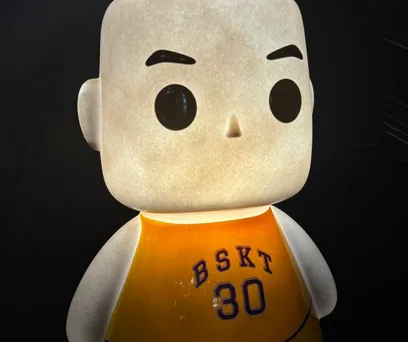 LUMINARIA TOY SPORT BASQUETE AMARELO 30 