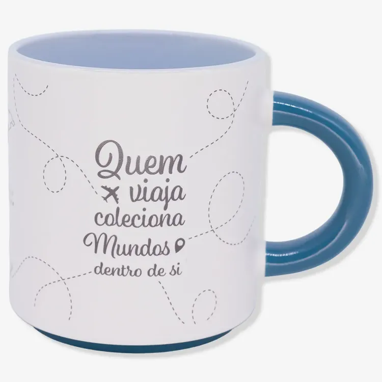 Caneca Grafite Viagem - Zonacriativa