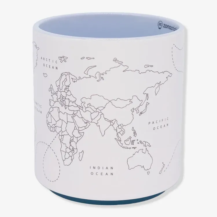 Caneca Grafite Viagem - Zonacriativa