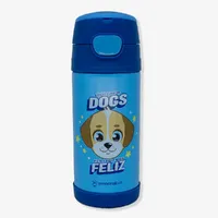 Garrafa Térmica Infantil Com Adesivo Eu Amo Dogs – Zonacriativa  - imagem 1