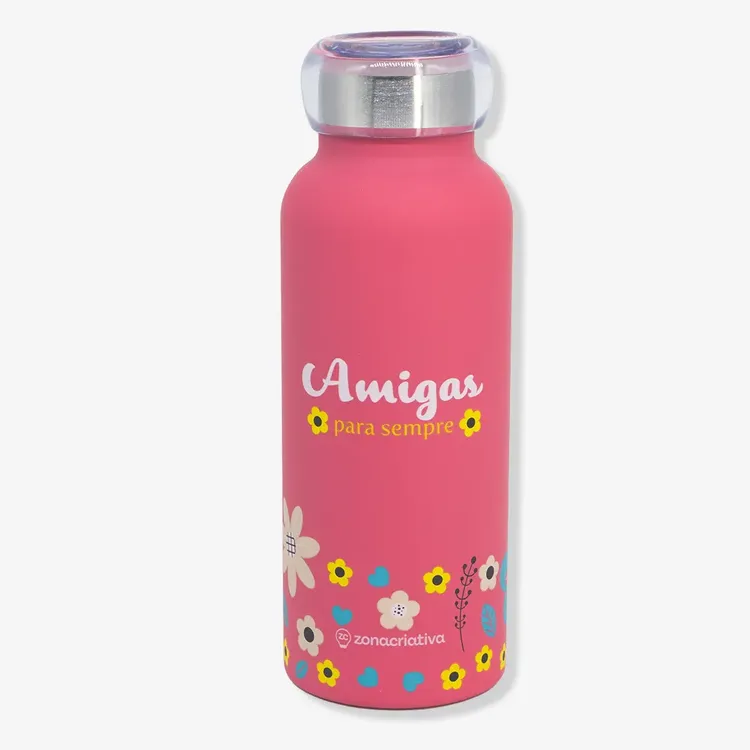 Garrafa Bubble Amigas Floral – Zonacriativa 
