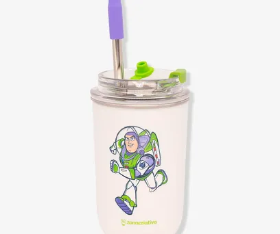 Copo Neo com Canudo Buzz Lightyear - Toy Story 