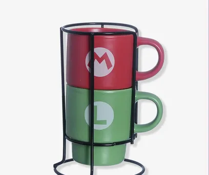Kit Canecas Empilháveis Super Mario 
