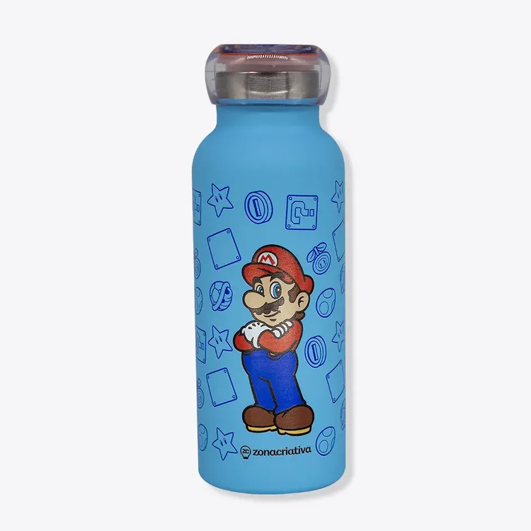 Garrafa Bubble Super Mario -  Azul 