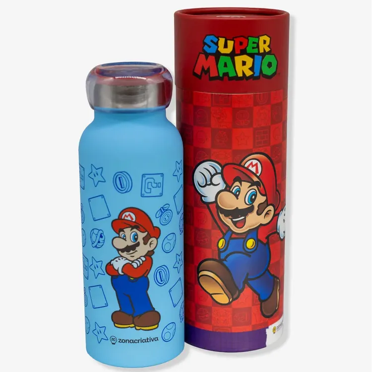 Garrafa Bubble Super Mario -  Azul 