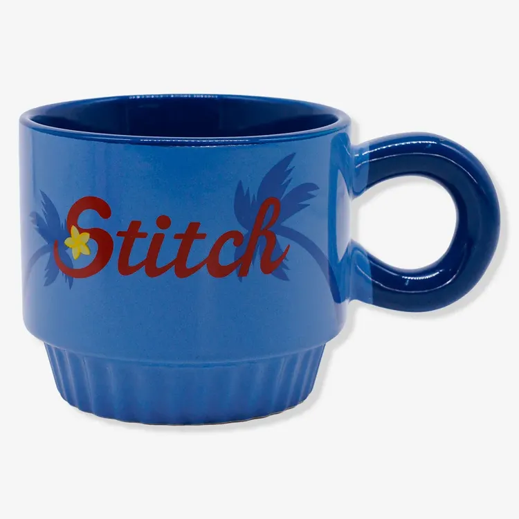 Caneca Joy Stitch e Angel - Disney 