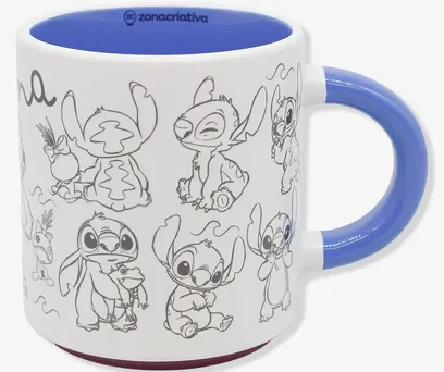 Caneca Grafite Stitch - Disney 
