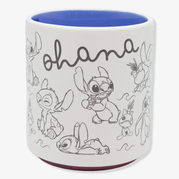 Caneca Grafite Stitch - Disney 
