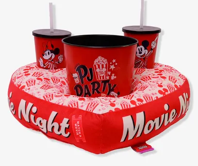 Kit Pipoca Coração Mickey e Minnie Namorados - Disney 