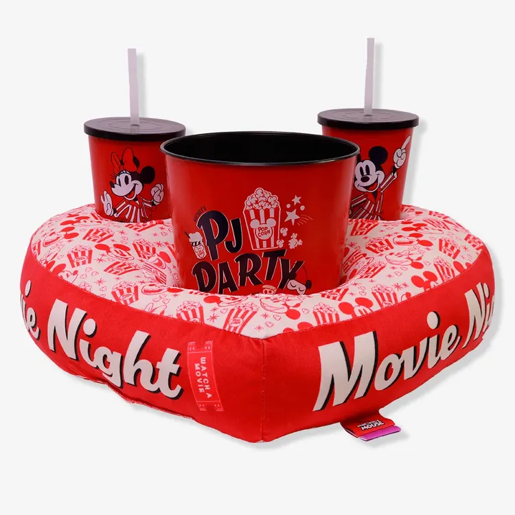 Kit Pipoca Coração Mickey e Minnie Namorados - Disney 