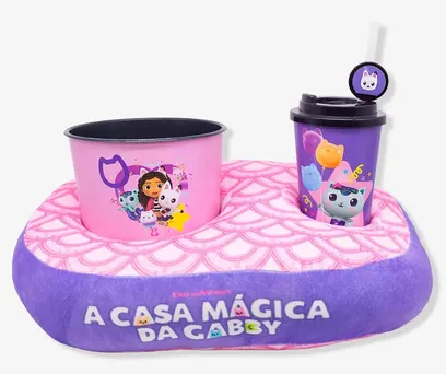 Kit Pipoca Infantil A Casa Mágica da Gaby 