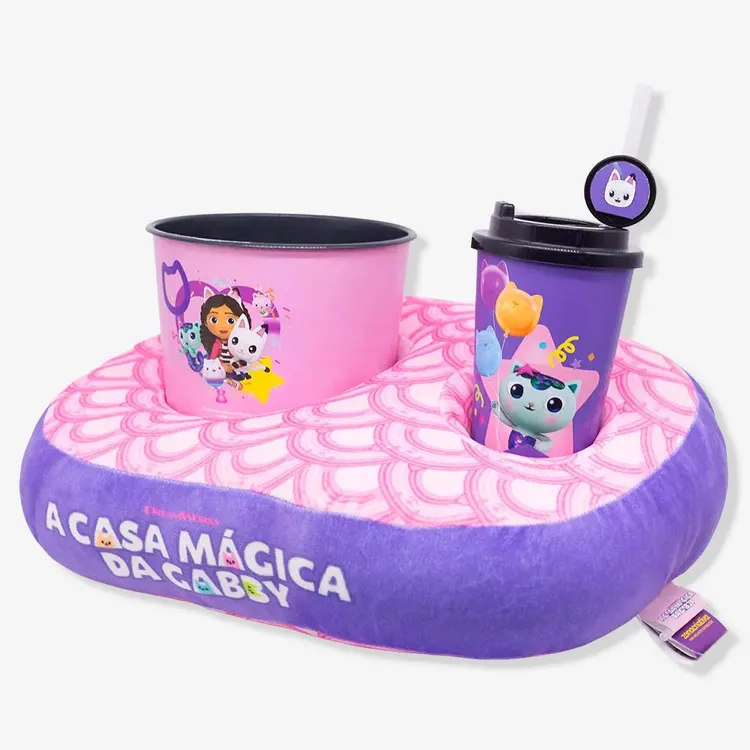 Kit Pipoca Infantil A Casa Mágica da Gaby 