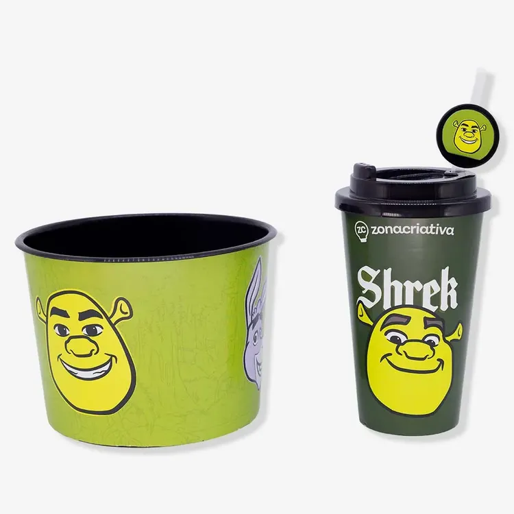 Kit Pipoca Infantil Shrek 