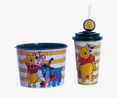 Kit Pipoca Infantil Ursinho Pooh – Disney 