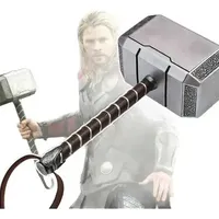martelo mjolnir THOR em Resina com base - imagem 3