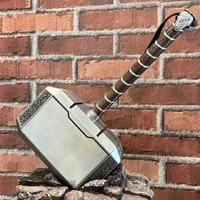 martelo mjolnir THOR em Resina com base - imagem 5