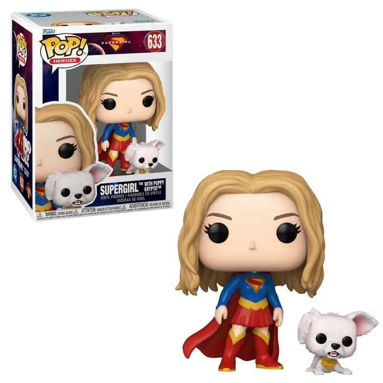Funko Pop DC Comics Supergirl - Supergirl e Kripto