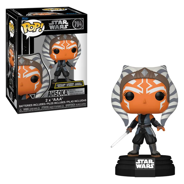 FUNKO POP STAR WARS LIGHT AND SOUNDS - AHSOKA 794 