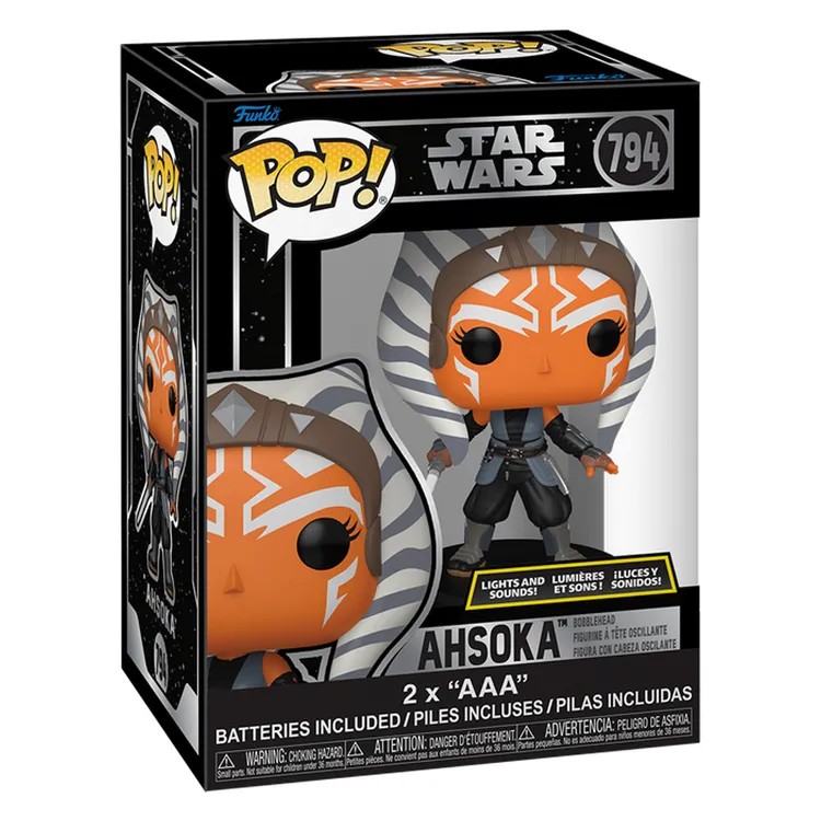 FUNKO POP STAR WARS LIGHT AND SOUNDS - AHSOKA 794 