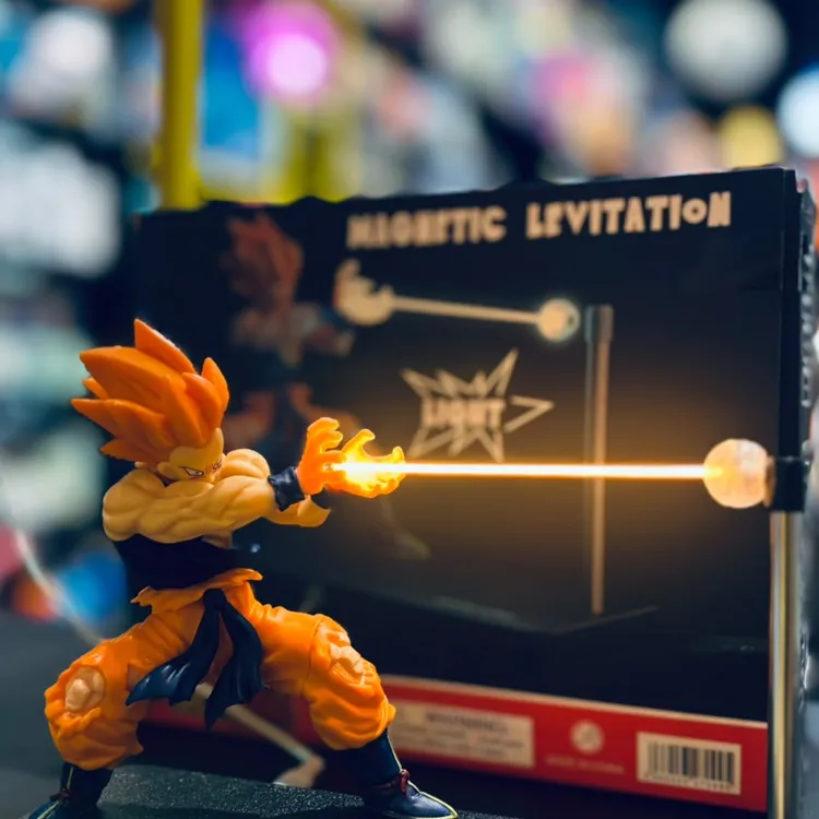 Luminária Goku Super Saiyajin – Kamehameha com Levitação Magnética 