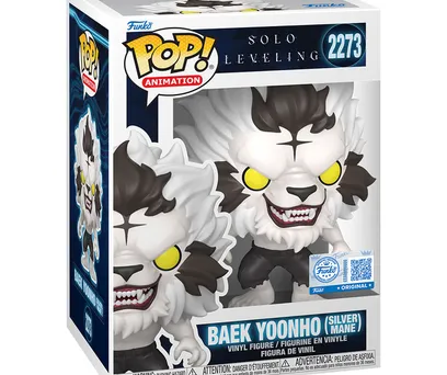 FUNKO POP SOLO LEVELING EXCLUSIVE - BAEK YOONHO (SILVER MANE) 2273