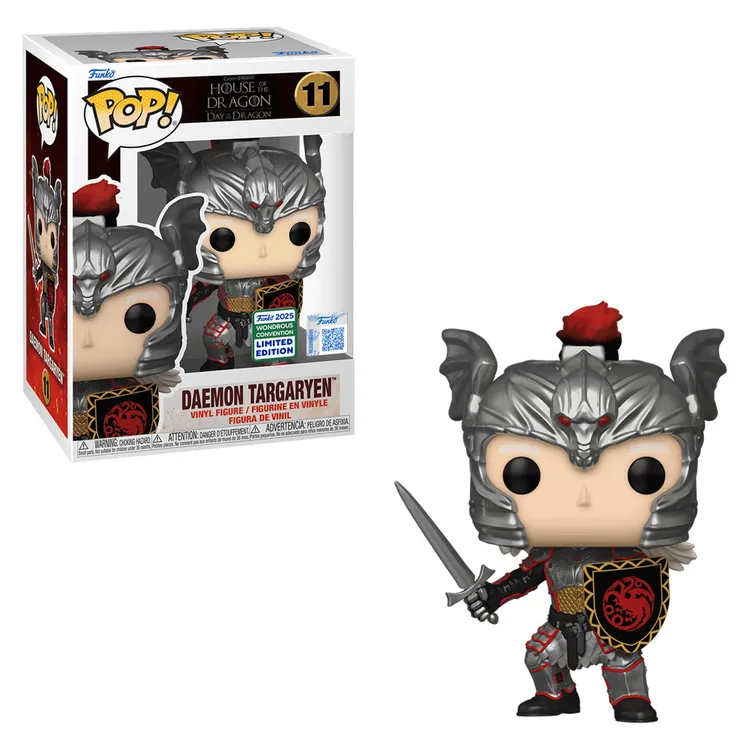 FUNKO POP GAME OF THRONES: HOUSE OF THE DRAGON WONDROUS CONVENTION 2025 EXCLUSIVE - DAEMON TARGARYEN 11