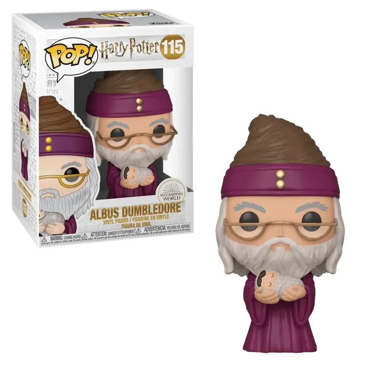 Funko Pop Harry Potter - Dumbledore com Harry Bebê 115