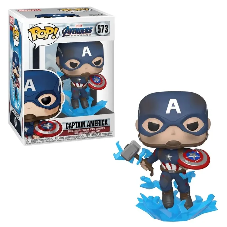 Funko Pop Marvel Vingadores Ultimato - Capitão América 573