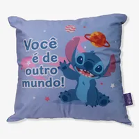 Almofada 40x40 Stitch e Angel Namorados – Disney  - imagem 1