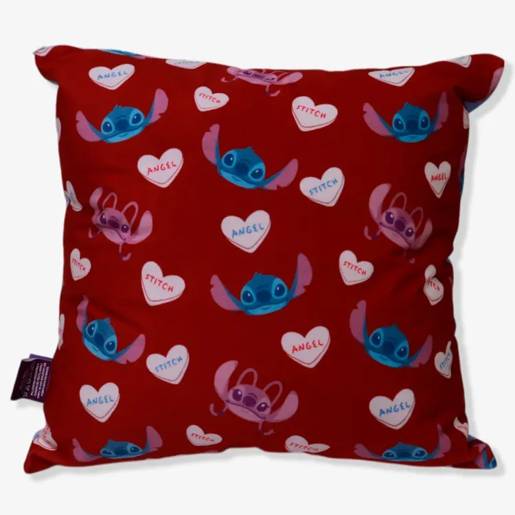 Almofada 40x40 Stitch e Angel Namorados – Disney 