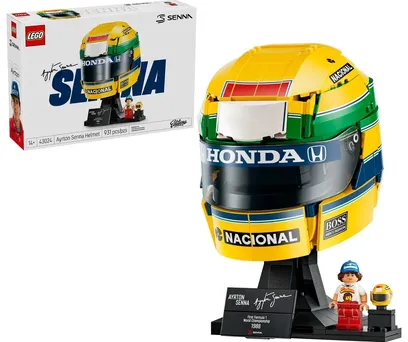 PRÉ-VENDA LEGO - Capacete do Ayrton Senna