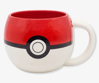 Caneca 3D Pokébola – Pokémon 